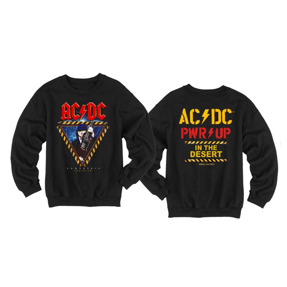 AC DC Power Trip In The Desert Event Sweatshirt Mother's Day Gifts For Wife-1