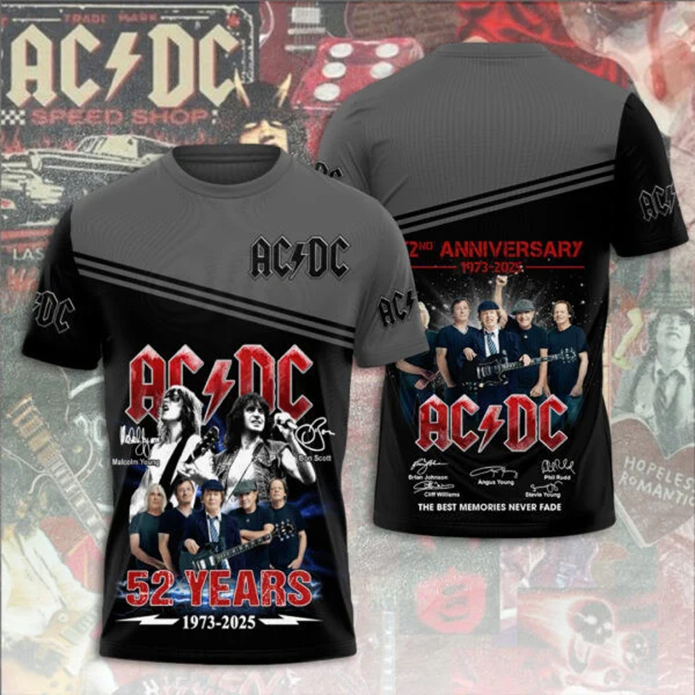 AC DC Pwr Up Tour 2025 T-Shirt Best Gifts For Music Lovers-1