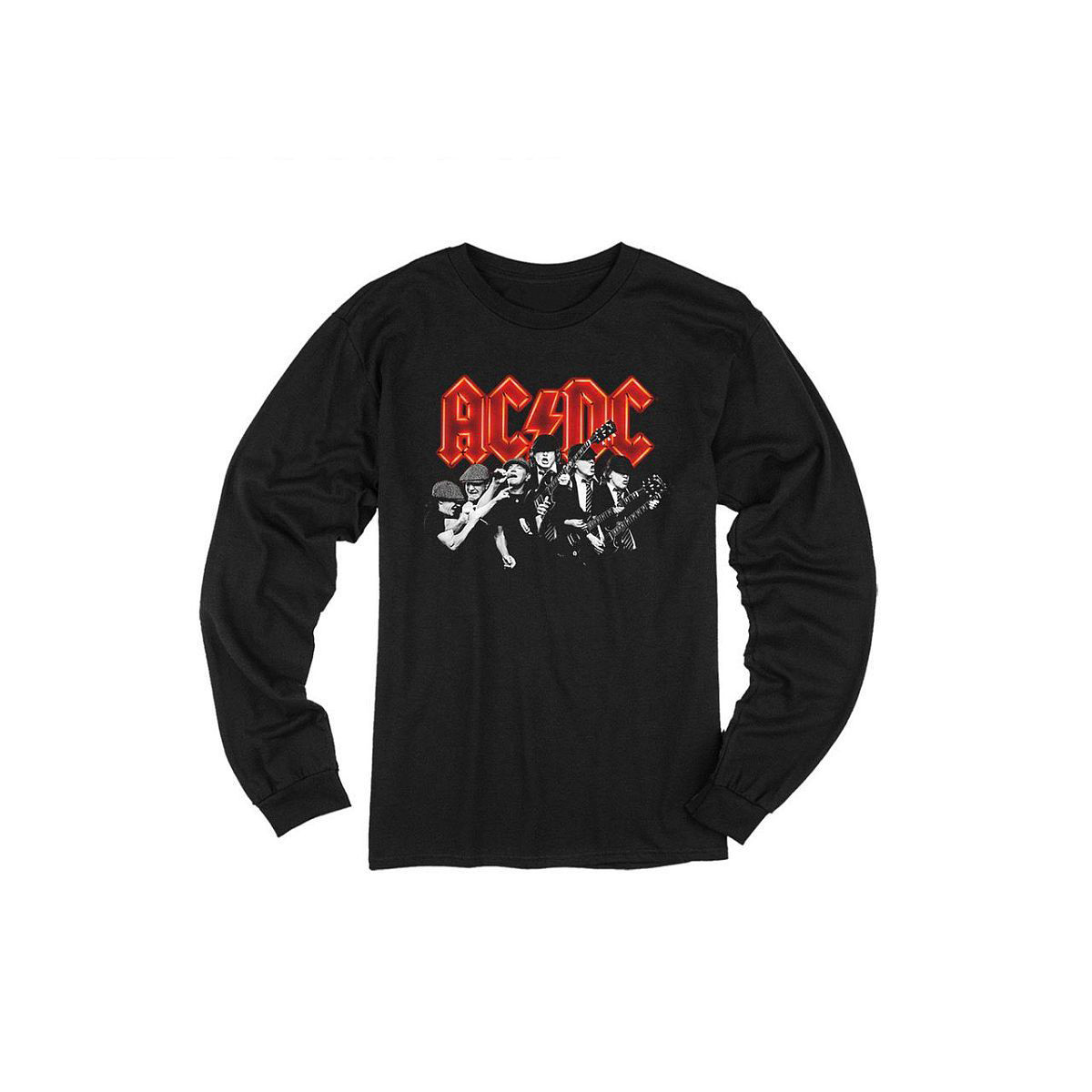 ACDC AngusBrian Black Long Sleeve Shirt Gifts For Father's Day From Son-1