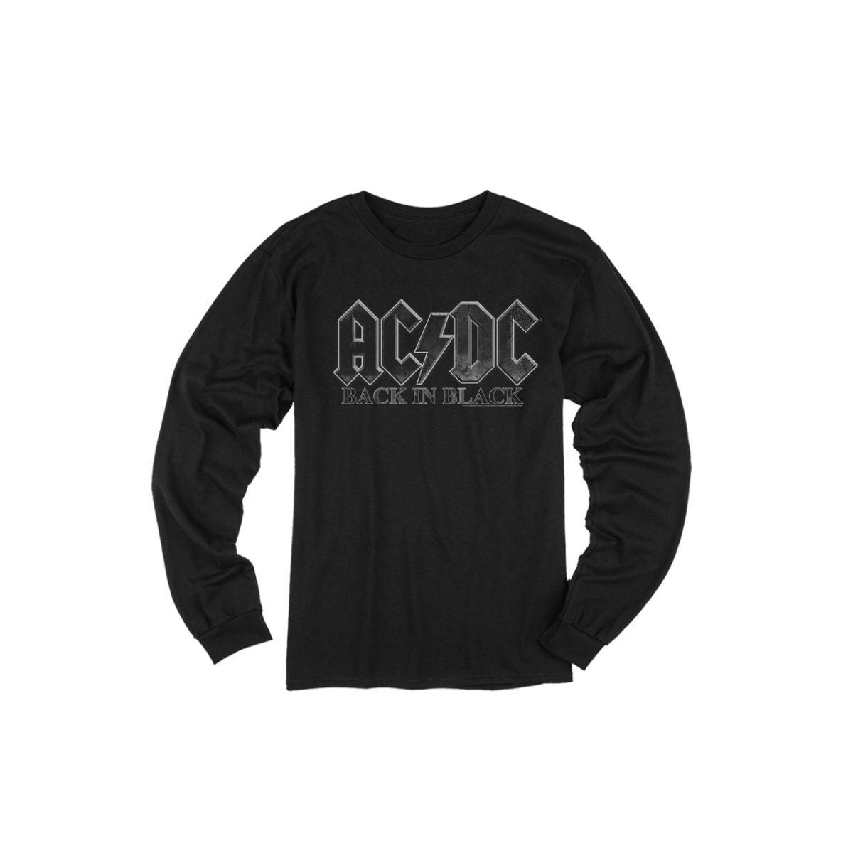 ACDC Back in Black Longsleeve Shirt Best Gifts For New Moms-1