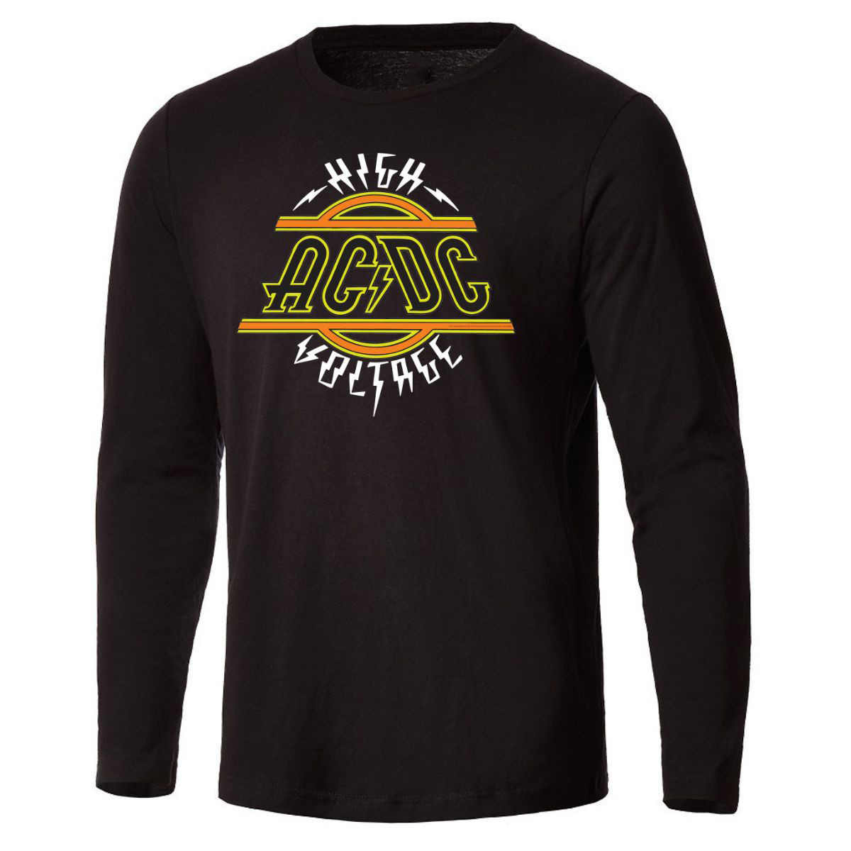 ACDC High Voltage Logo Long Sleeve Shirt Mother'sDay Gifts 2025-1