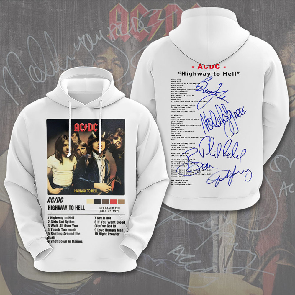 ACDC Highway To Hell Hoodie Gifts For Music Enthusiasts-1