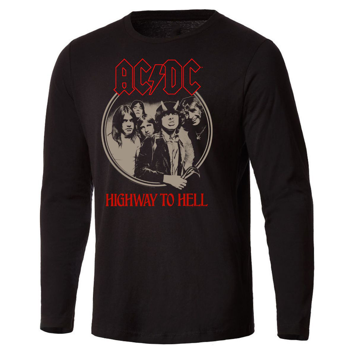 ACDC Highway To Hell Long Sleeve T-Shirt Mother's Day Gift Ideas For Wife-1