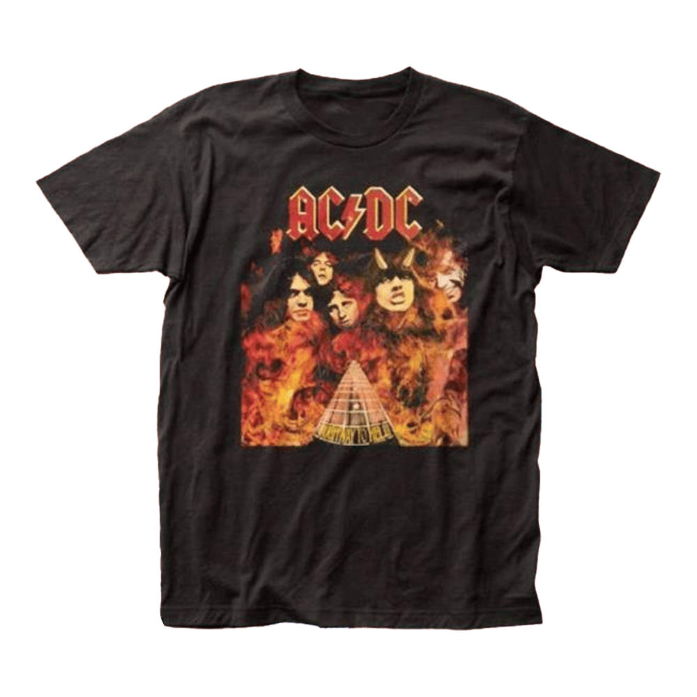 ACDC Merch ACDC Highway To Hell T-Shirt Presents For Music Lovers-1