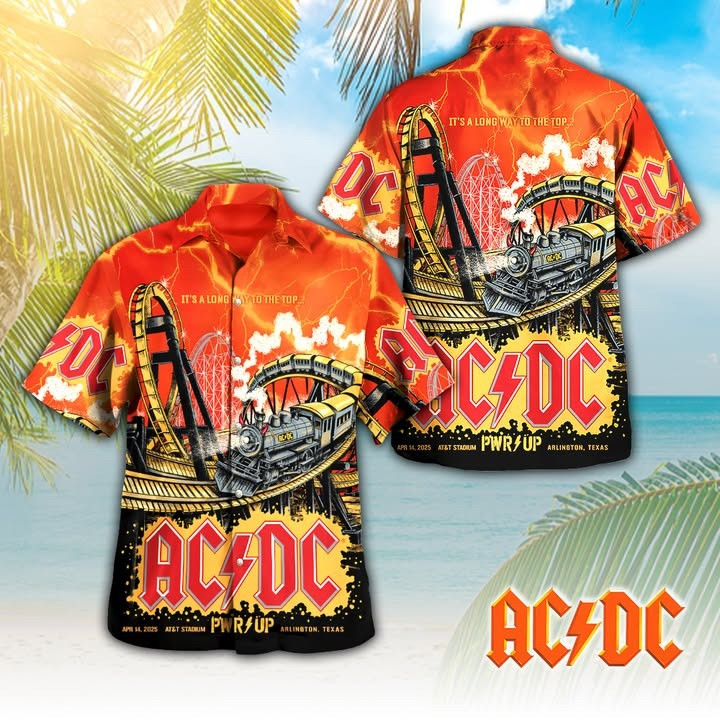 ACDC PWR UP Tour 2025 Hawaiian Shirt ACDC Merch Presents For Music Lovers-1