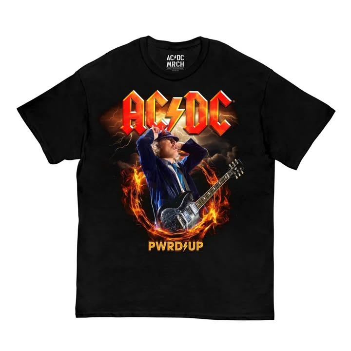 ACDC PWR UP Tour 2025 T-Shirt ACDC Merch Birthday Gifts For Music Lovers-1
