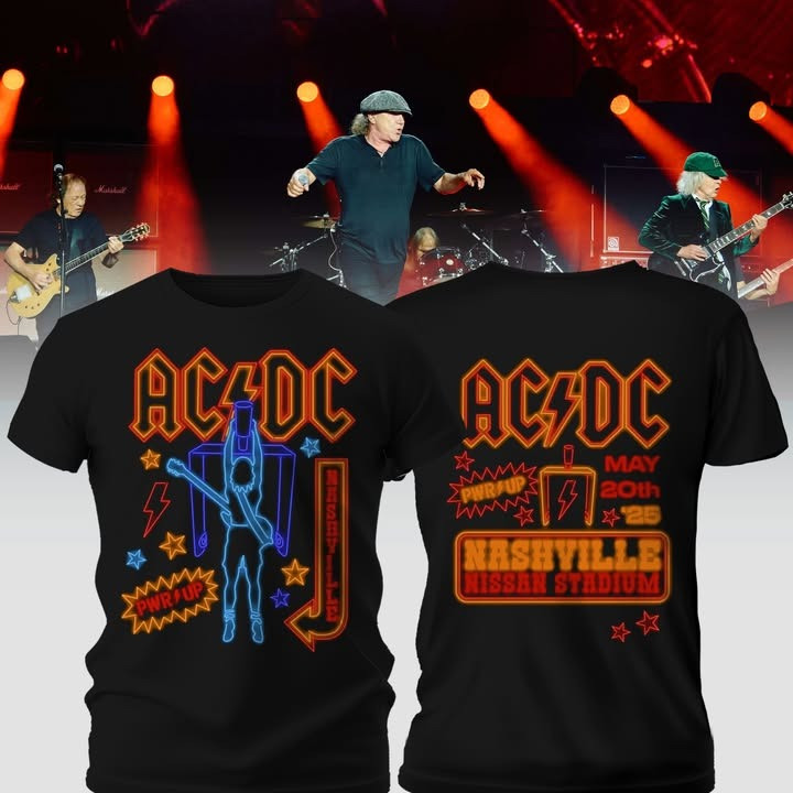 ACDC PWR UP Tour 2025 T-Shirt ACDC Merch Unique Gifts For Music Lovers-1