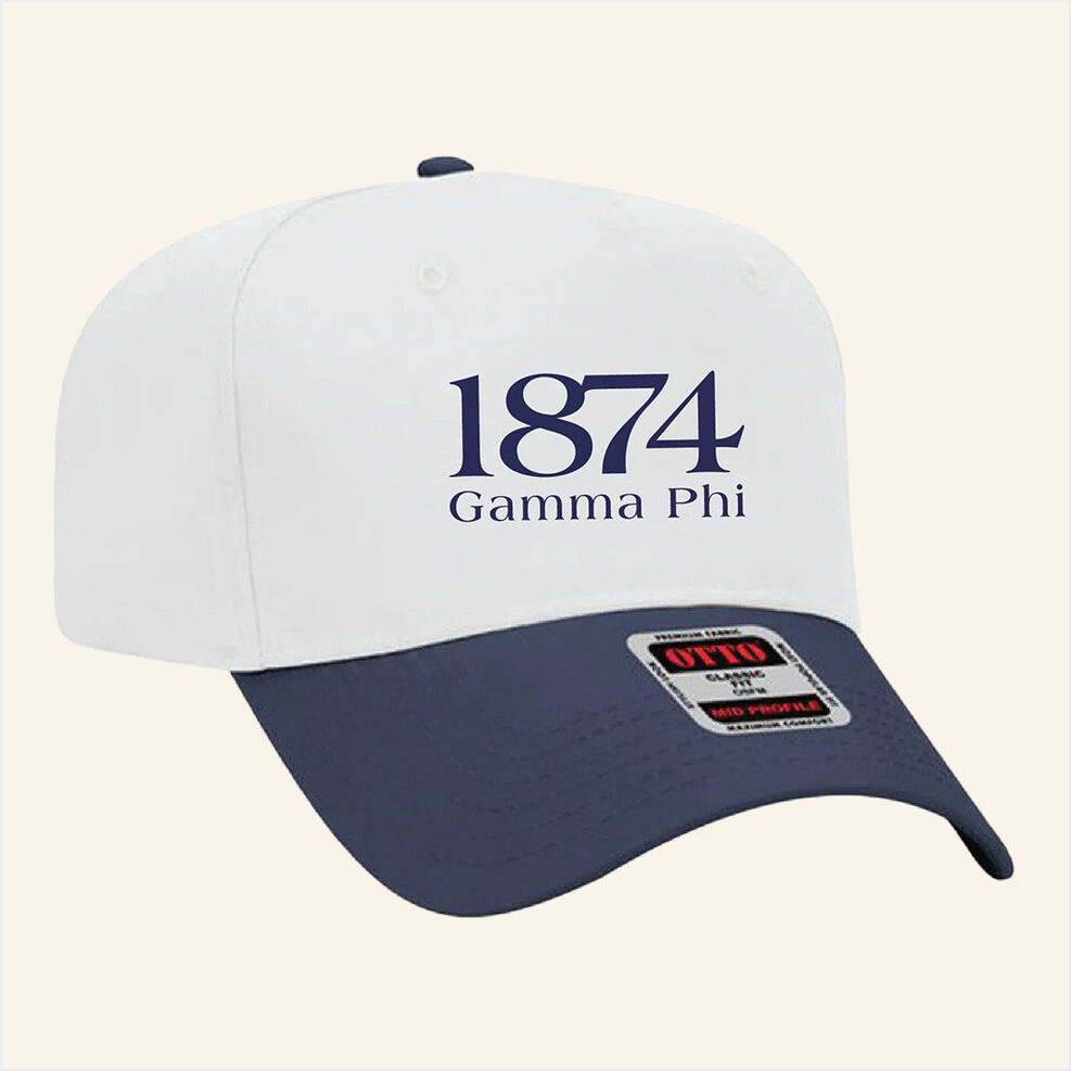 ADPI Merch 1874 Gamma Phi Embroidered Hat Birthday Ideas For Boyfriend Gifts For Friends-1