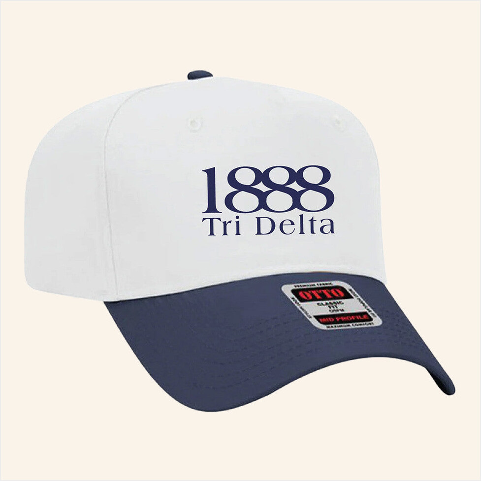 ADPI Merch 1888 Tri Delta Embroidered Hat Birthday Presents For Boyfriend Gifts For BFF-1