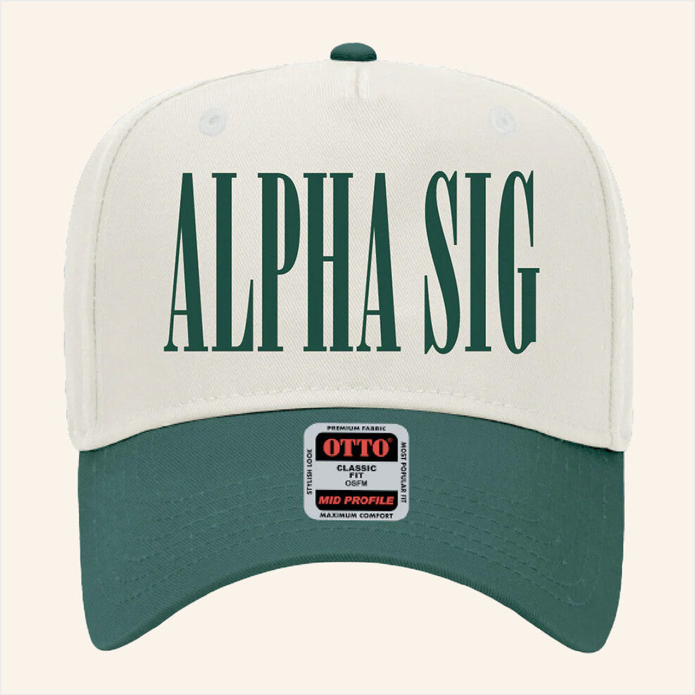 ADPI Merch Alpha Sig Embroidered Hat Birthday Gifts For Him Gifts For Best Friend Christmas Presents-1