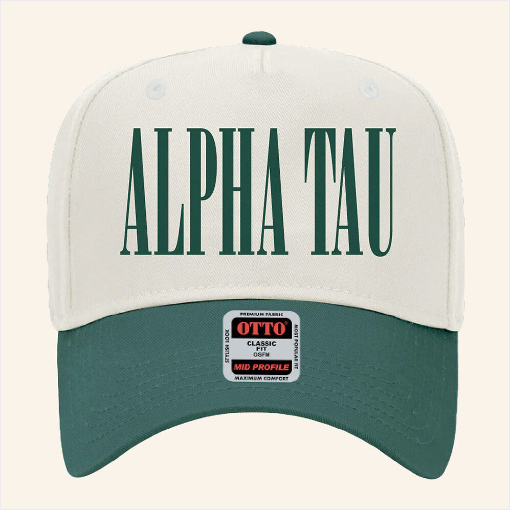 ADPI Merch Alpha Tau Embroidered Hat Best Birthday Gifts For Husband Gifts For Best Friend-1