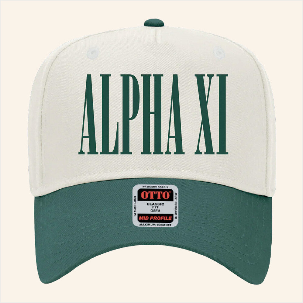 ADPI Merch Alpha XI Embroidered Hat Best Birthday Gifts For Husband Gifts For Best Friend-1