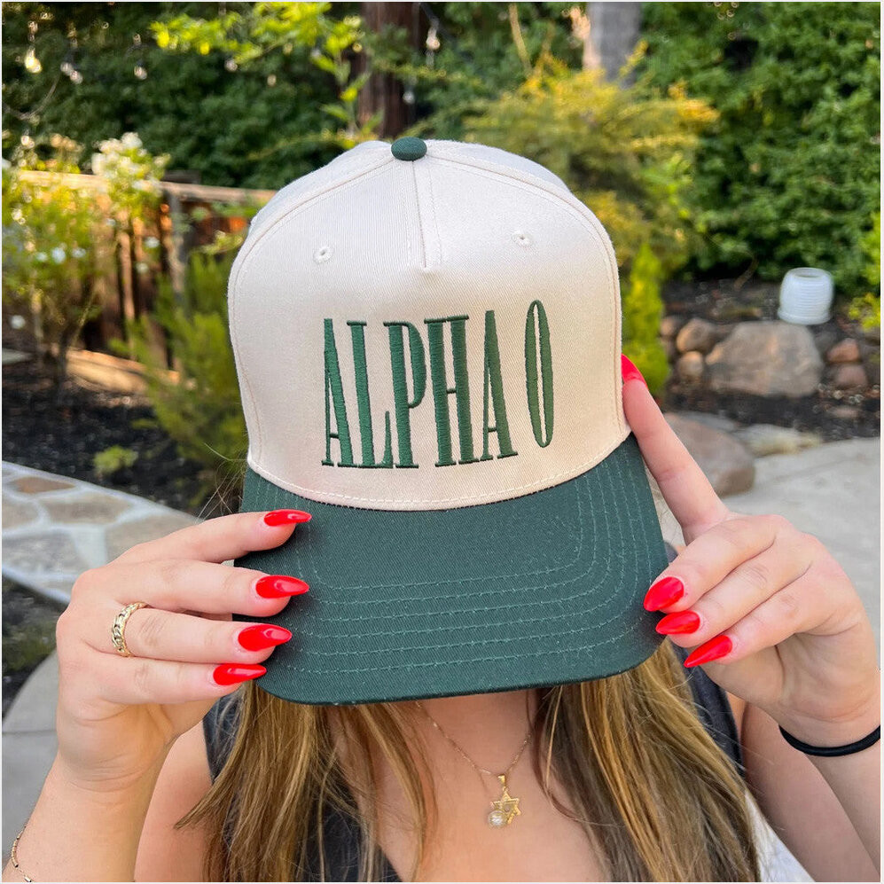 ADPI Merch Alphao Embroidered Hat Best Birthday Birthday Gift For Her Gifts For Friends-1