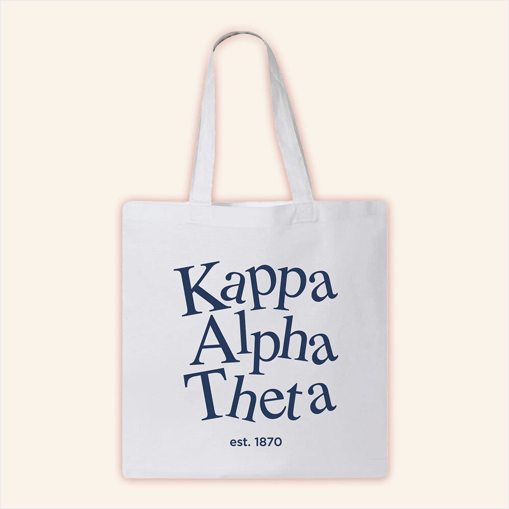 ADPI Merch Kappa Alpha Theta Tote Bag Birthday Gifts For Mother Gifts For Fans Christmas Presents Ideas-1