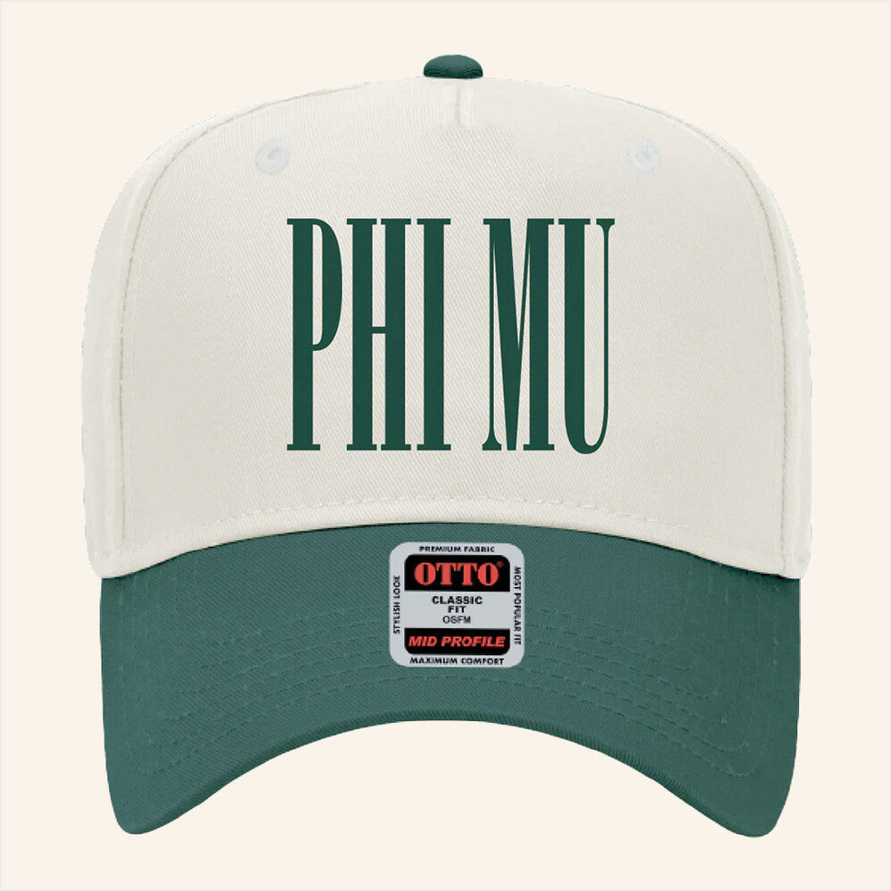ADPI Merch Phi Mu Embroidered Hat Birthday Gift Ideas For Husband Gifts For Best Friend-1