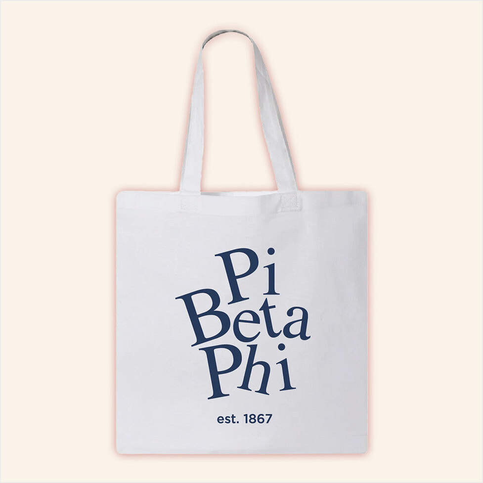 ADPI Merch Pi Beta Phi Tote Bag Birthday Gift Ideas For Friends Gifts For Fans Christmas Presents Ideas-1