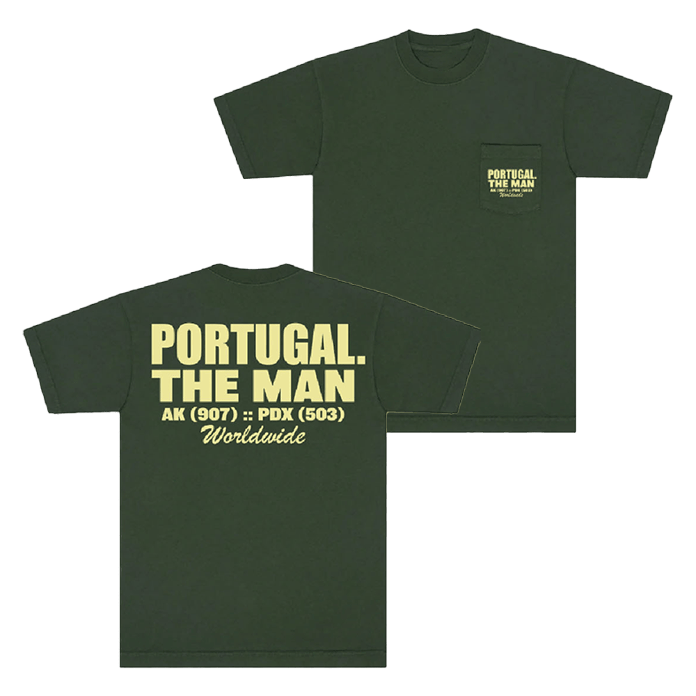 AK PDX Green Pocket T-Shirt PTM Mercado Merch Gifts For Husband-1