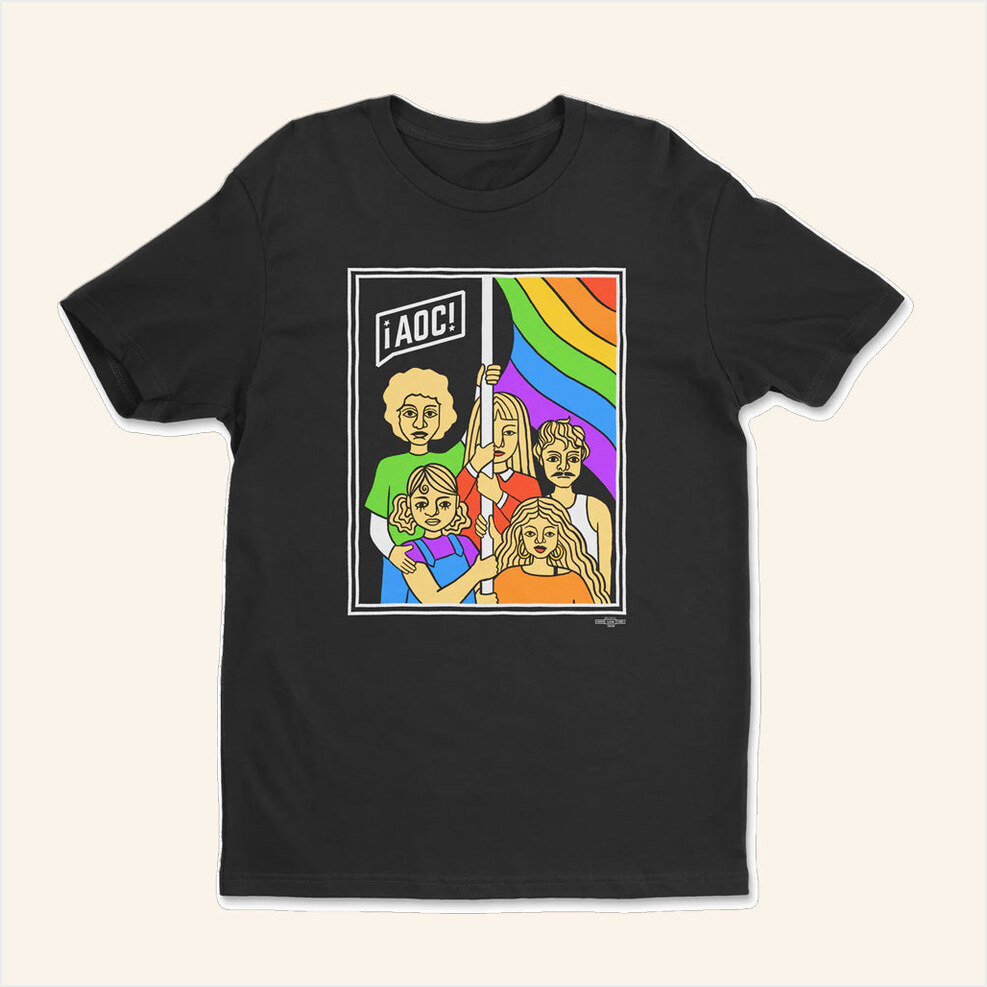 AOC Alexandria Ocasio Cortez Merch Pride People T-Shirt Birthday Gifts For Best Friend-1