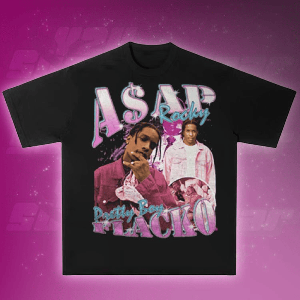 ASAP Rocky Merch ASAP Rocky T-Shirt Stepdad Gifts For Father's Day-1