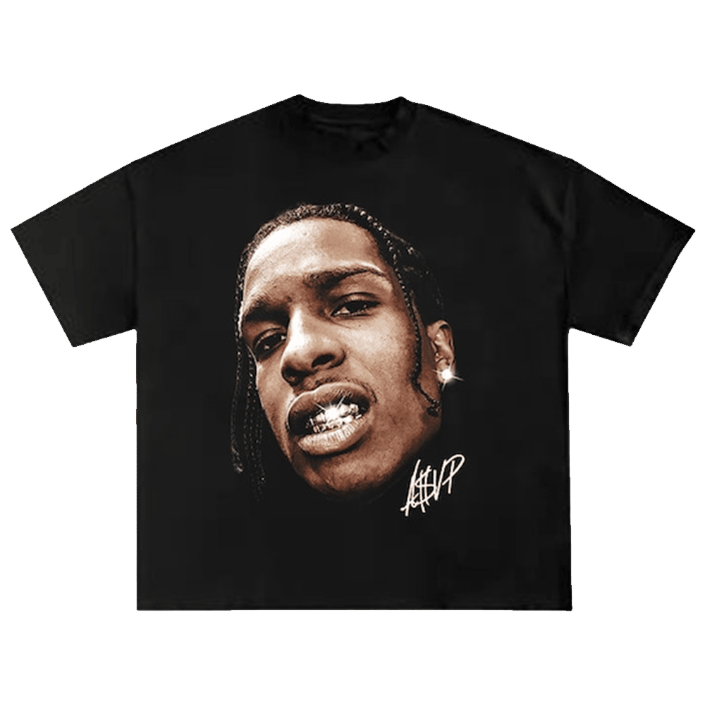 ASAP Rocky Merch T-Shirt Best Father's Day Gifts For Husband For Rapper Fans-1