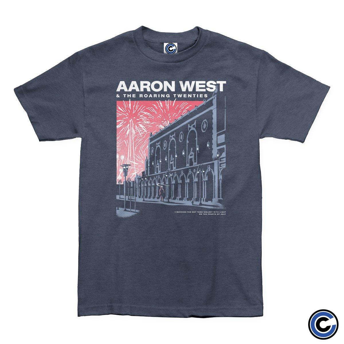Aaron West And The Roaring Twenties Merch Fireworks Shirt Aaron West And The Roaring Twenties Shirt-1