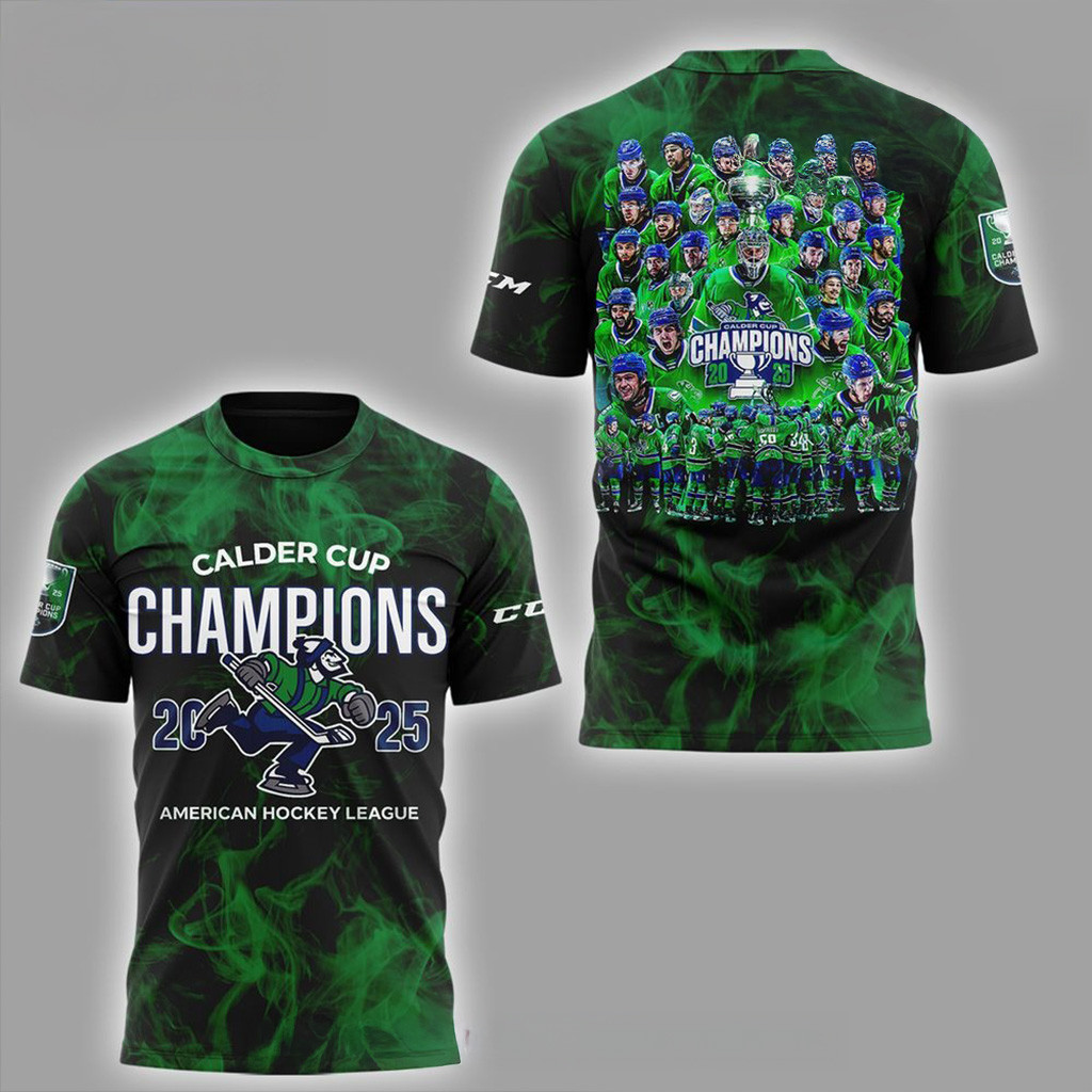 Abbotsford Canucks AHL 2025 Calder Cup Champions Premium Shirt Abbotsford Canucks Merch-1