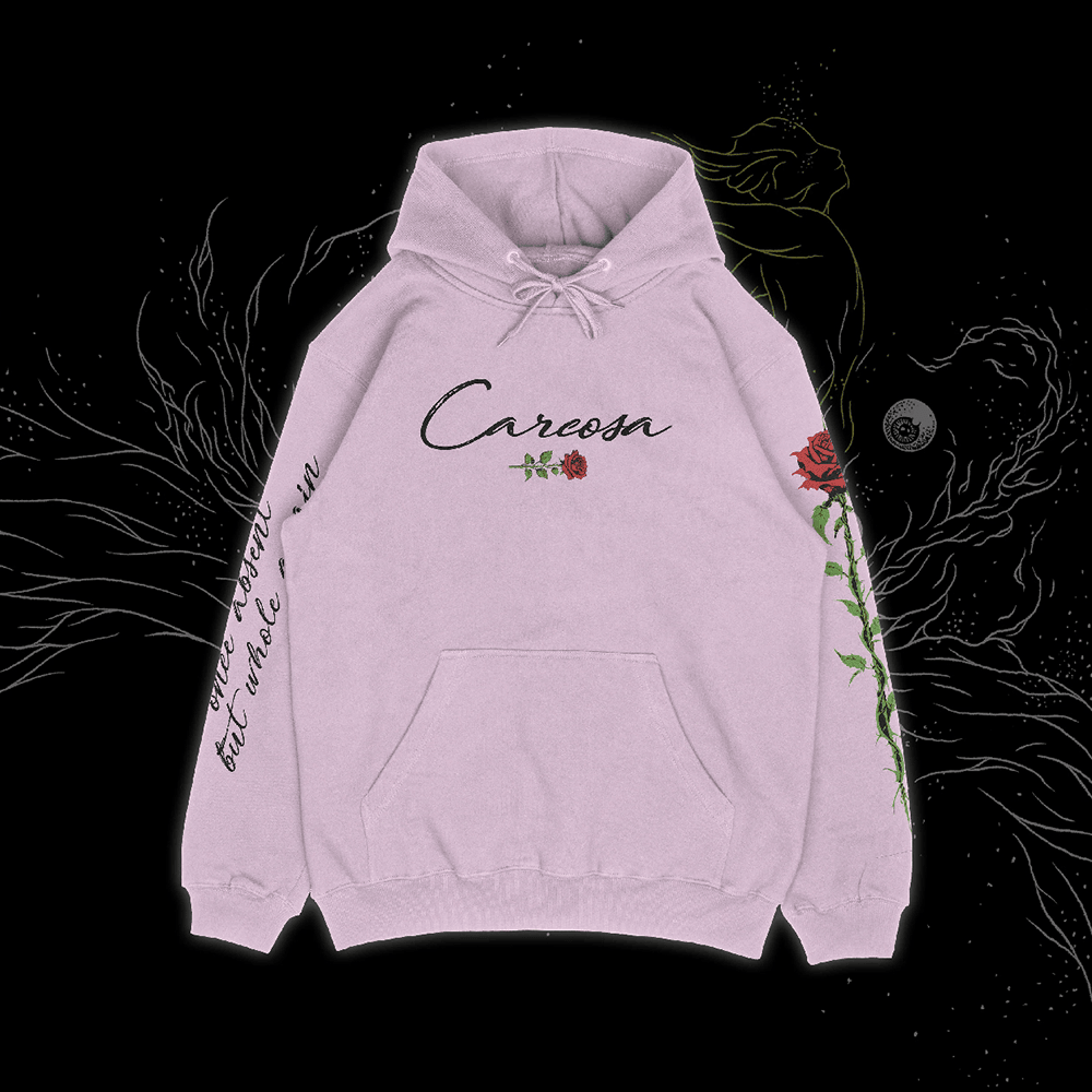 Absent Rose Pink Hoodie Carcosabc Merch Gifts For Girlfriend-1