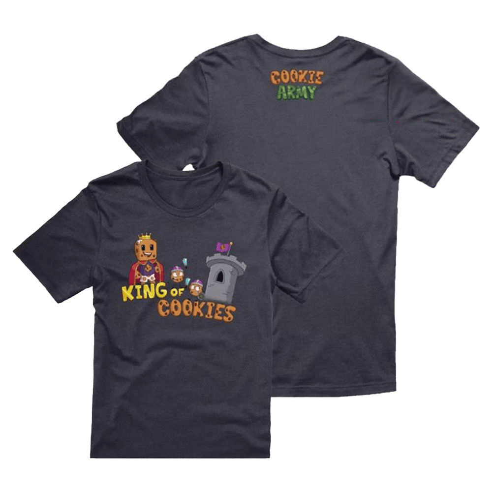 Acookiegod Merch King Of Cookies T-Shirt Great Gifts For Dad-1