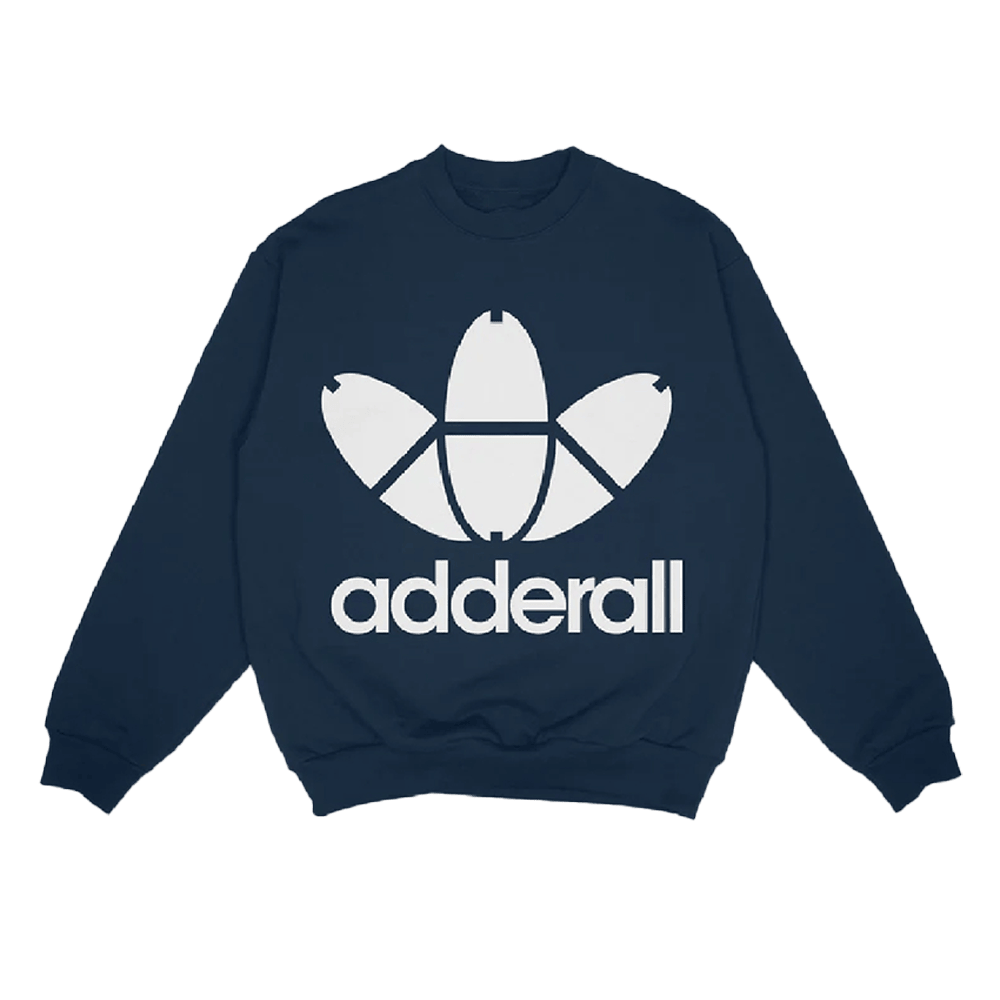 Adderall Navy Sweatshirt Terror Reid Merch Special Birthday Gifts For Dad-1