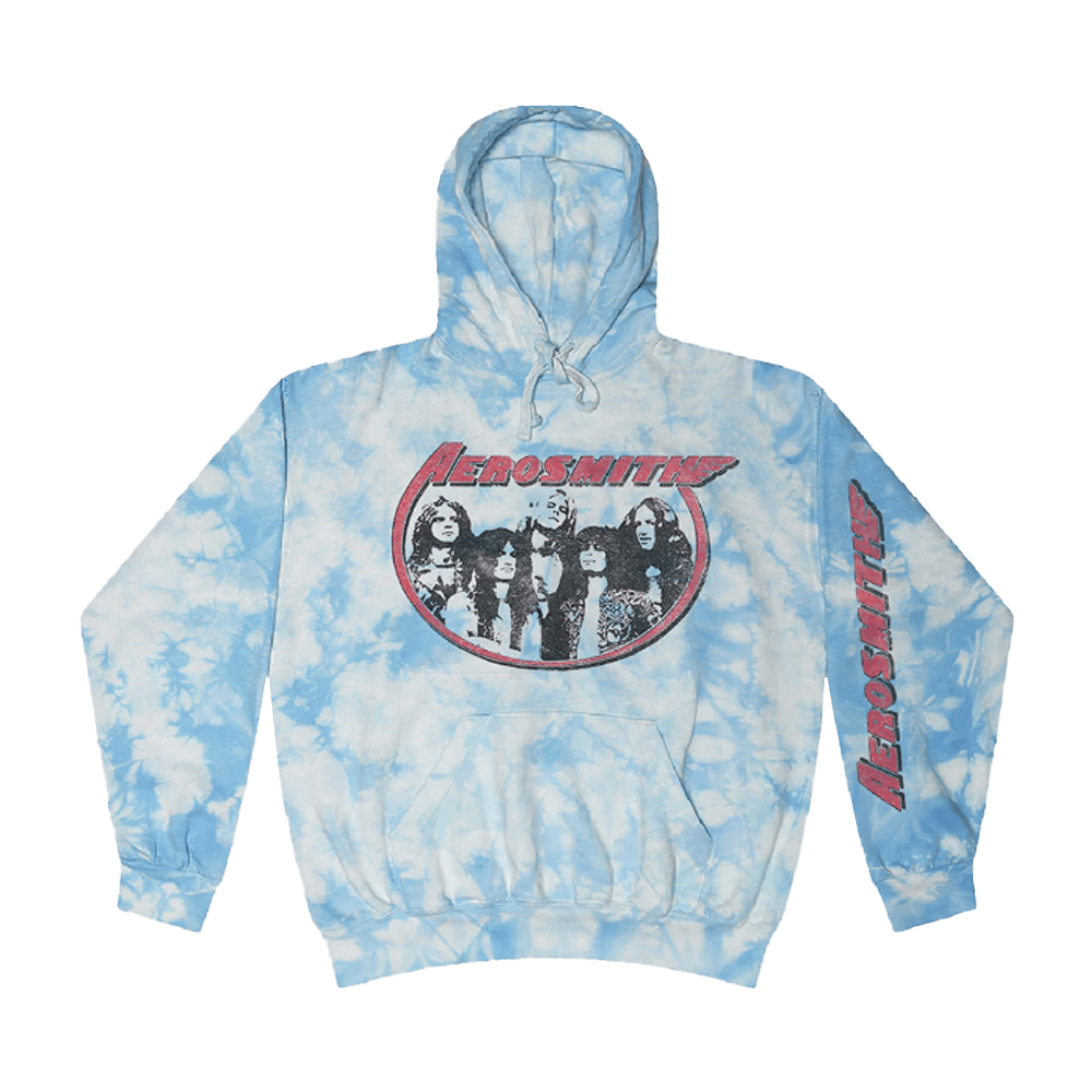 Aerosmith Tie Dye Hoodie Aerosmith Merch Best Gifts For Boyfriend-1