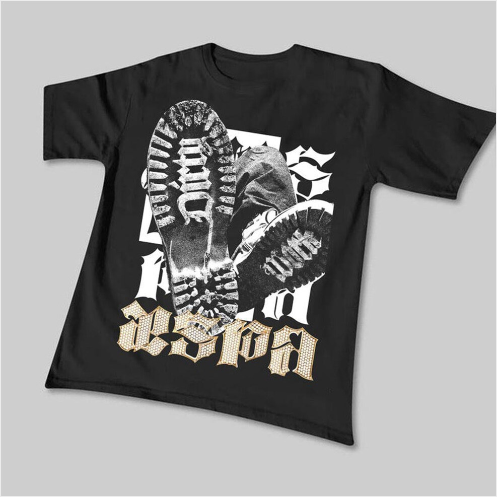 Aespa Dirty Work Shirt Do Dirty Work T-Shirt Aespa Members Karina Giselle NingNing Winter Shirt-1