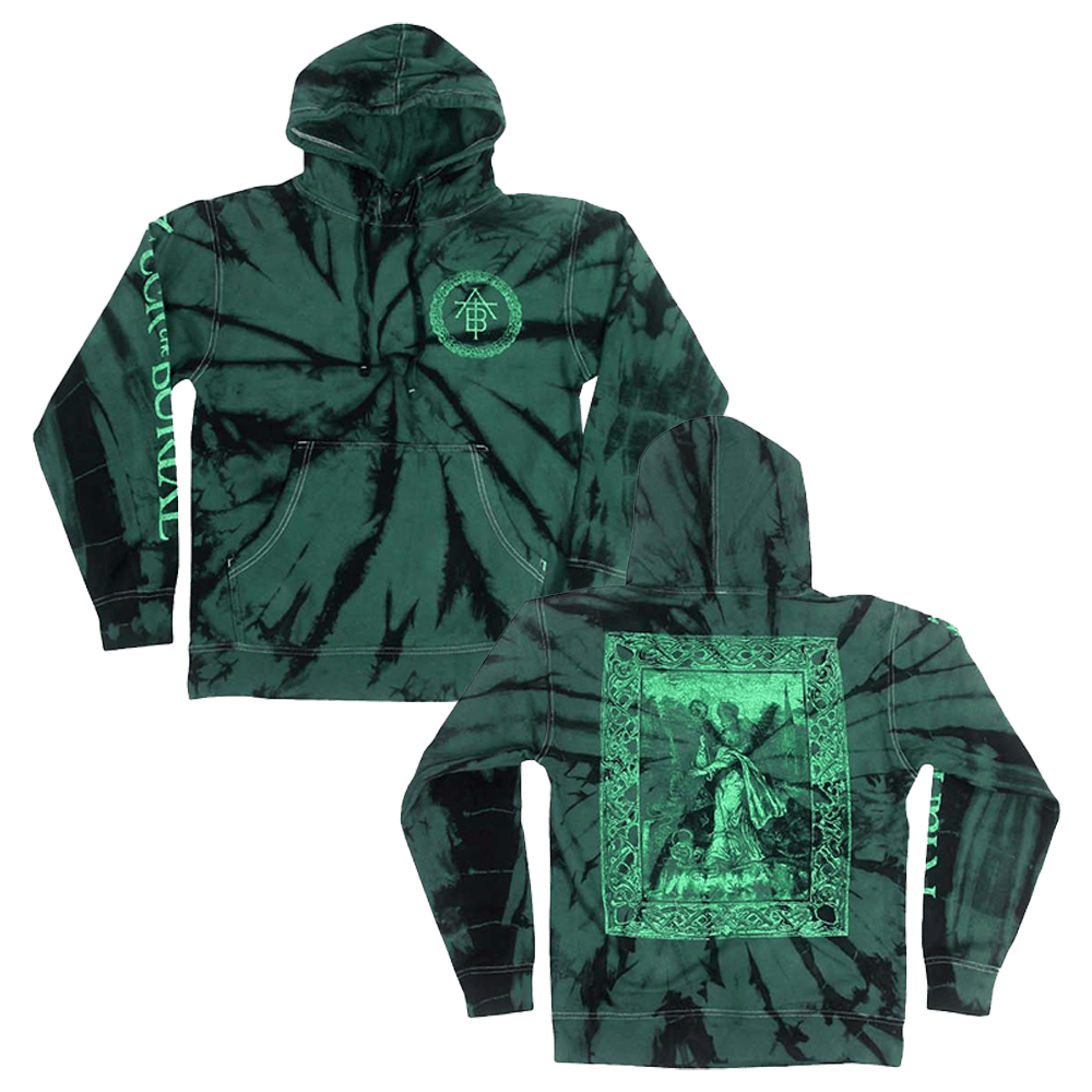 After The Burial Merch St Patrick Black Forest Spider Tie Dye Hoodie Gift Ideas For Son-1