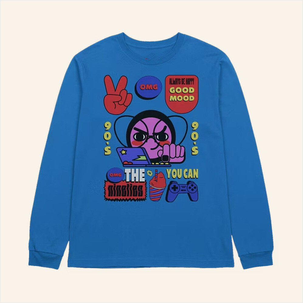 Aiah Assn Merch Good Mood Long Sleeve T-Shirt Gift Ideas For Dudes Birthday Gifts For Friends-1