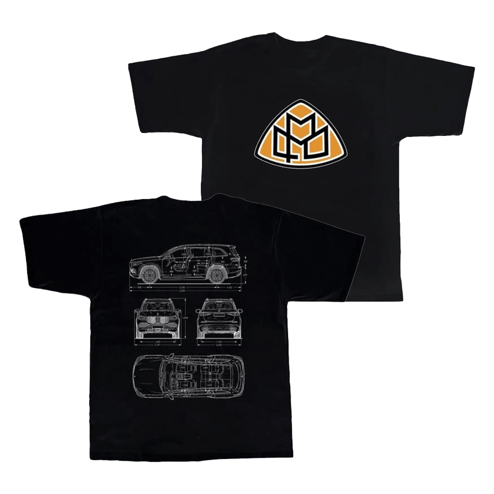 Aitch Merch Drama Call X Aitch Maybach Black T-Shirt Best Gifts For Music Lovers-1