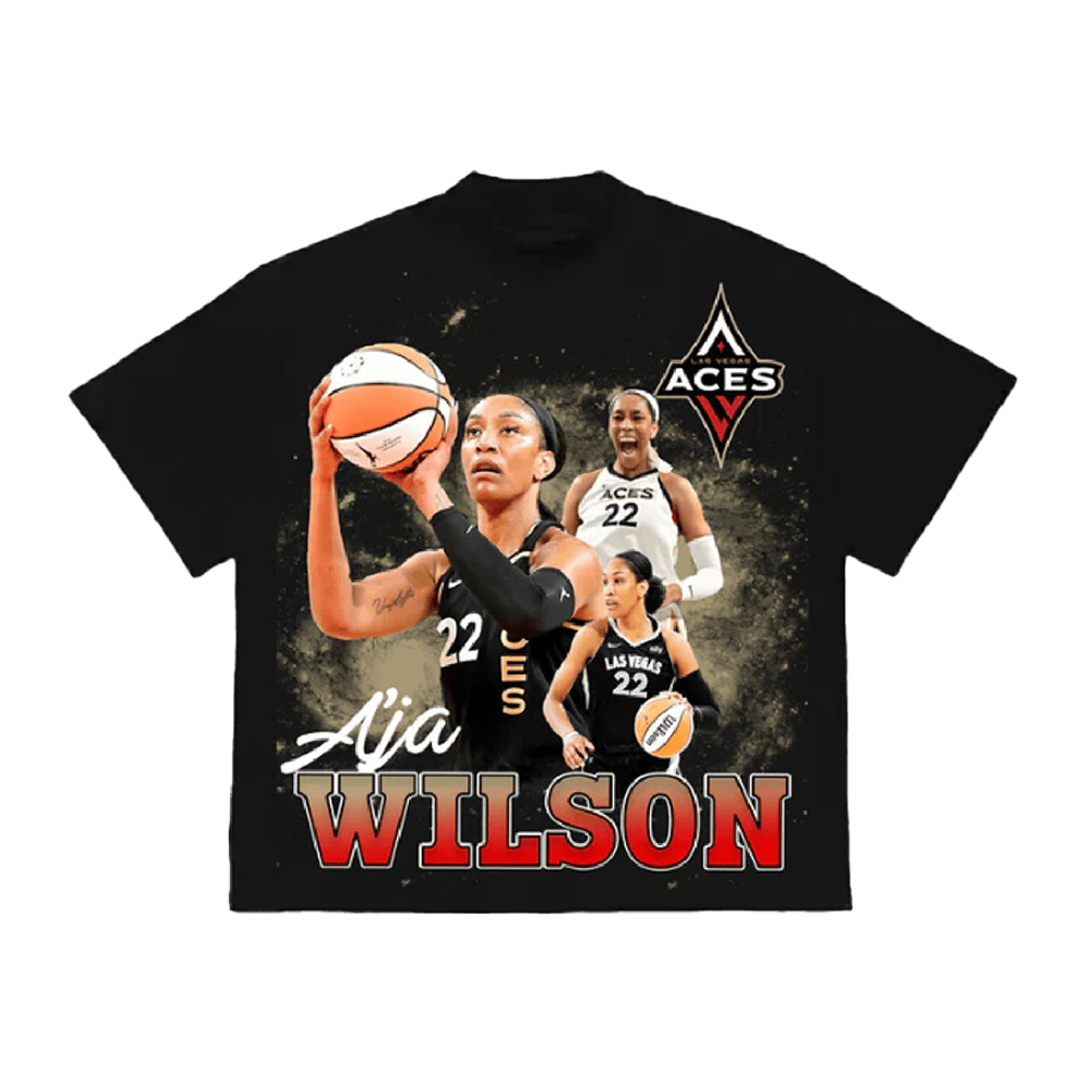 A'ja Wilson Graphic T-Shirt Outwest 19 Merch Best Gifts For Basketball Lovers-1