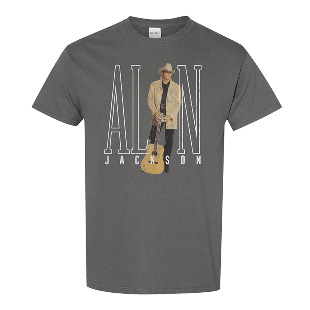 Alan Jackson Merch Alan Classic Standing T-Shirt Father's Day Gifts For Husband-1