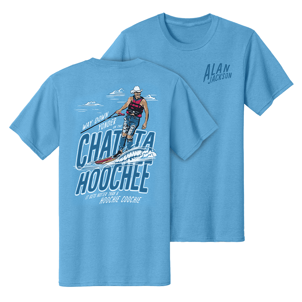 Alan Jackson Merch Chattahoochee Down Yonder T-Shirt Dad Fathers Day Gifts-1