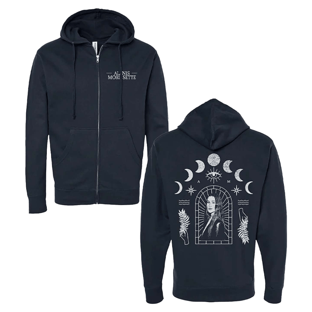 Alanis Merch Celestial Zip Hoodie Birthday Gifts For Music Lovers-1