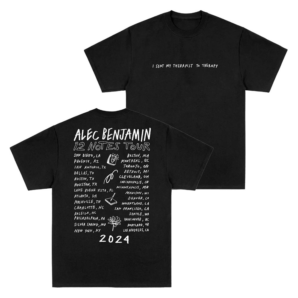 Alec Benjamin Store Merch Therapy Tour T-Shirt Father's Day Gifts For Music Lovers-1 Alec Benjamin Store Merch Therapy Tour T-Shirt Father's Day Gifts For Music Lovers-1