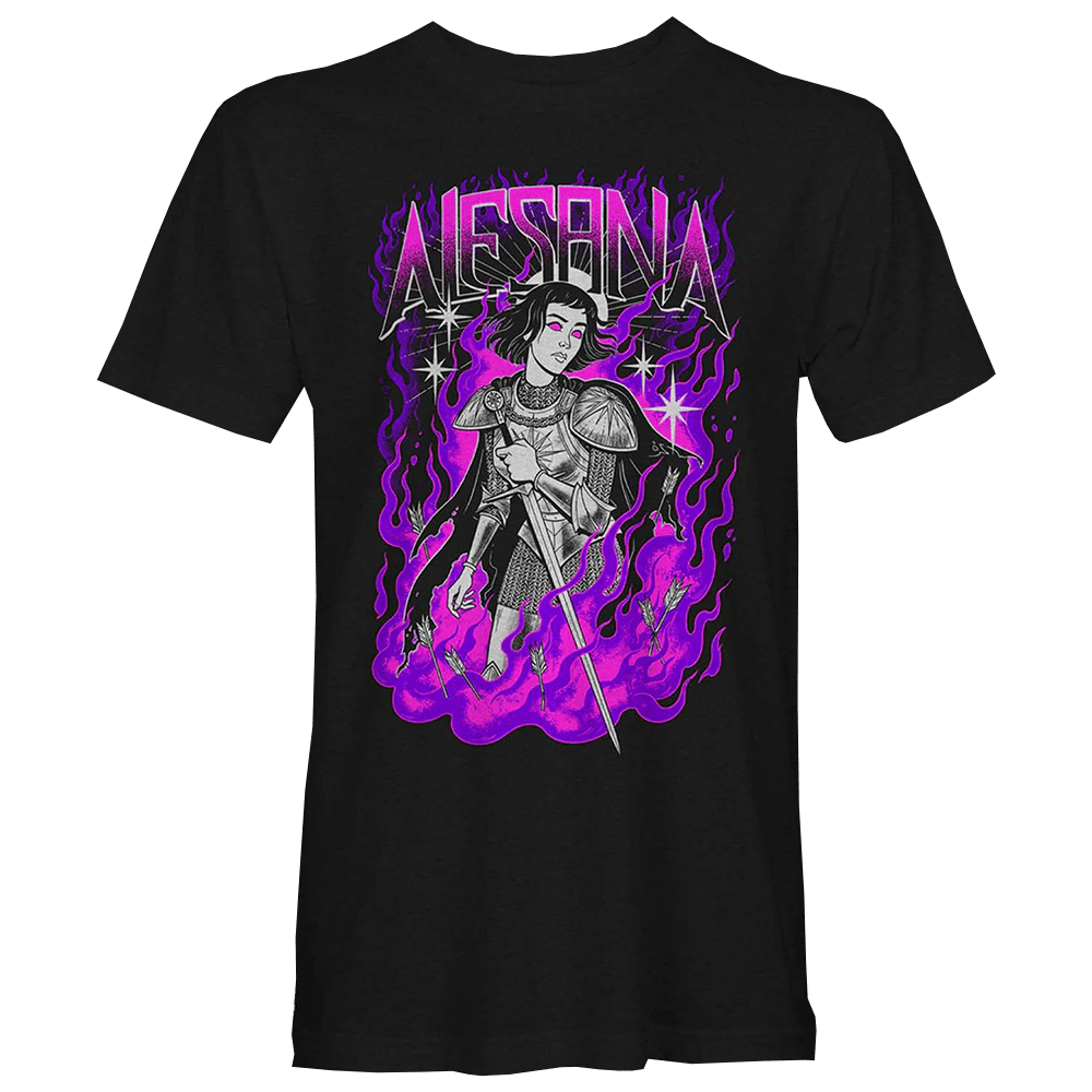 Alesana Merch Joan Of Arc Shirt Birthday Gifts For Music Lovers-1