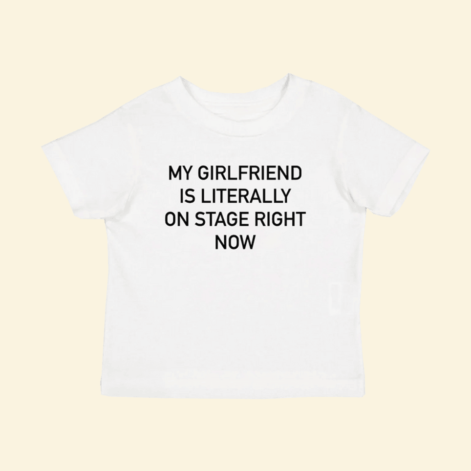 Alessi Rose Merch My Girlfriend Is Literally On Stage Right Now Baby Tee Mothers Day Gifts-1