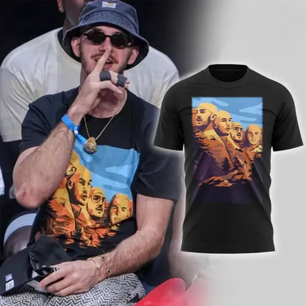 Alex Caruso Mount Rushmore Special T-Shirt Great Gifts For Basketball Fans-1