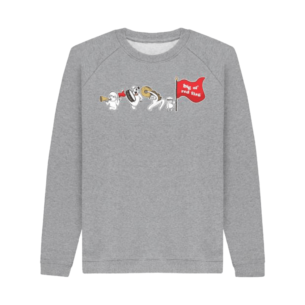 Alex Meyers Merch Red Flag Marching Band Sweatshirt Presents For Music Lovers-1