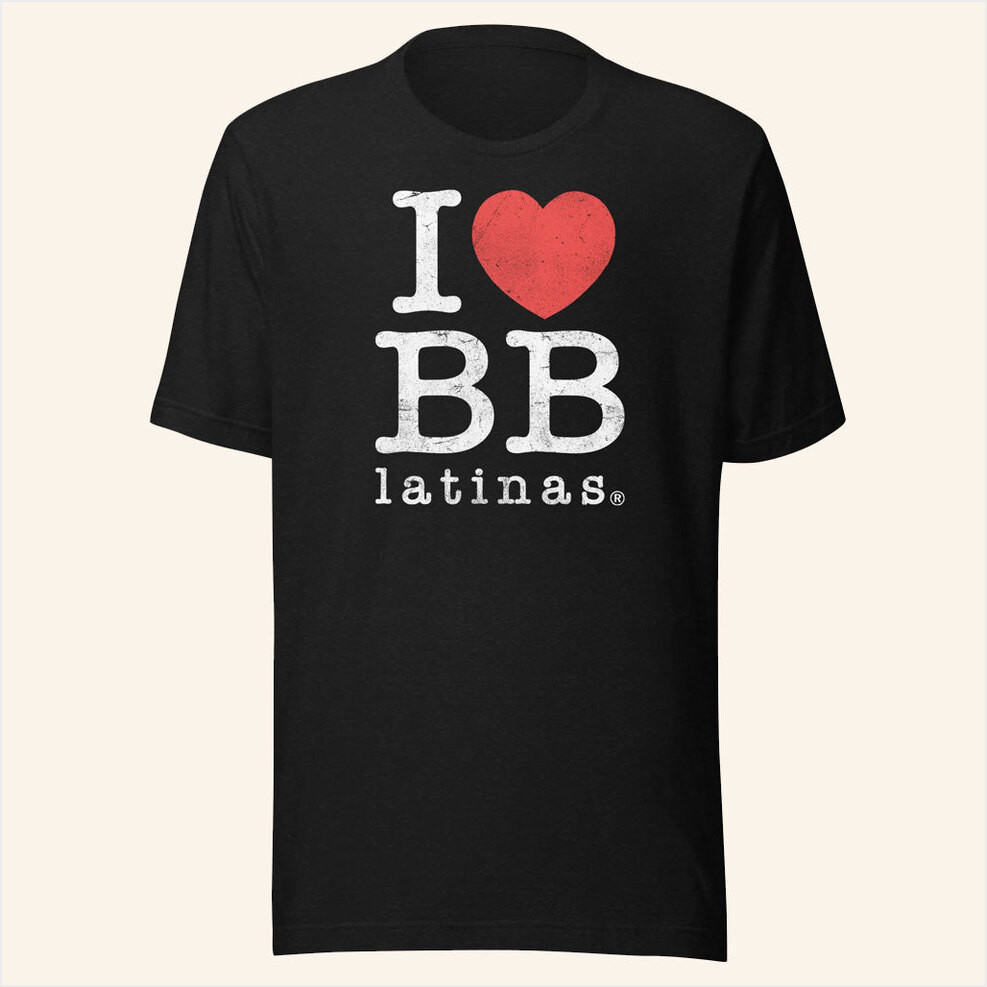 Alex Stein Merch I Heart BB Latinas Black T-Shirt Present For Friends Birthday Gifts For Fans-1