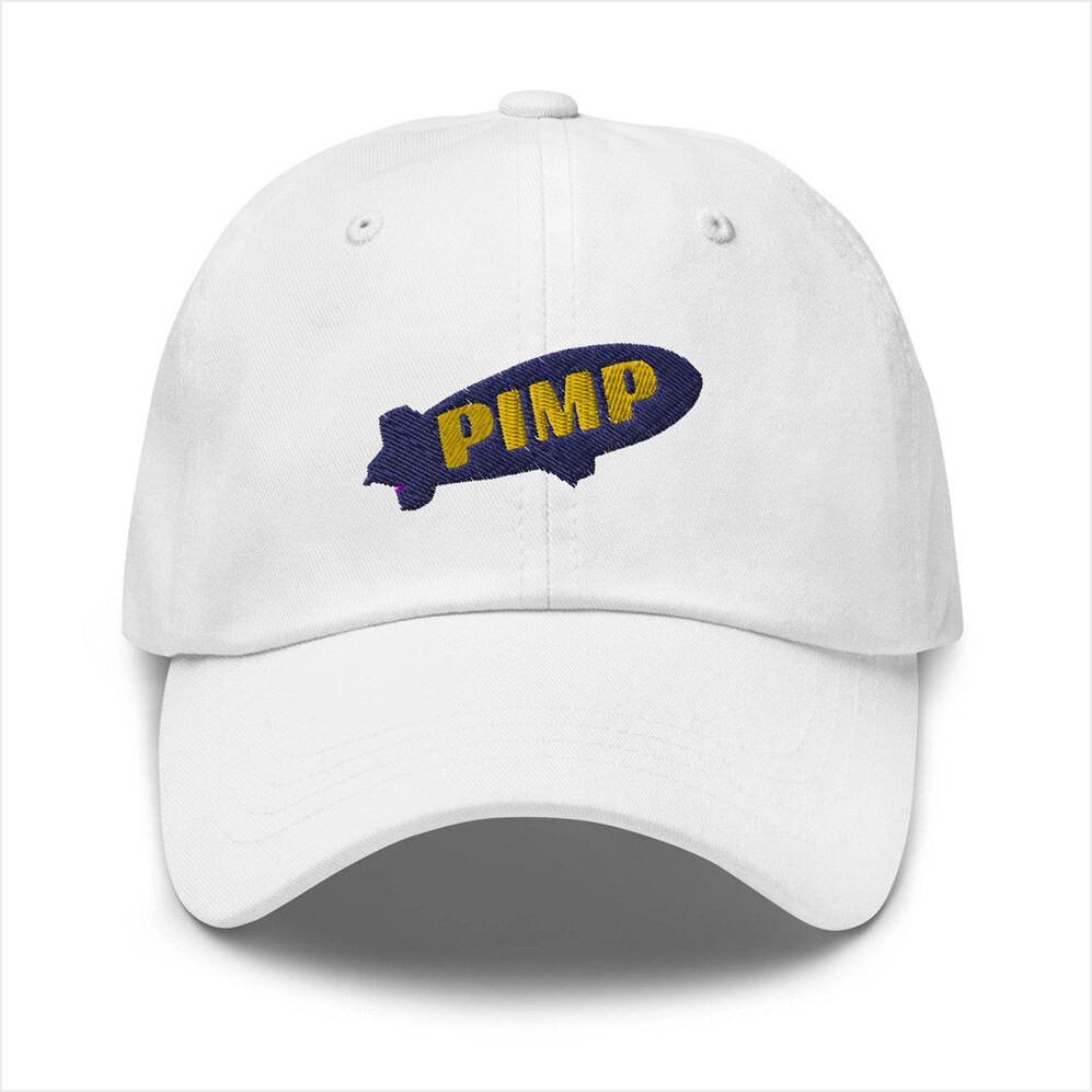 Alex Stein Merch Pimp On A Blimp Hat Embroidered Gifts For Besties Birthday Gifts For Sister-1