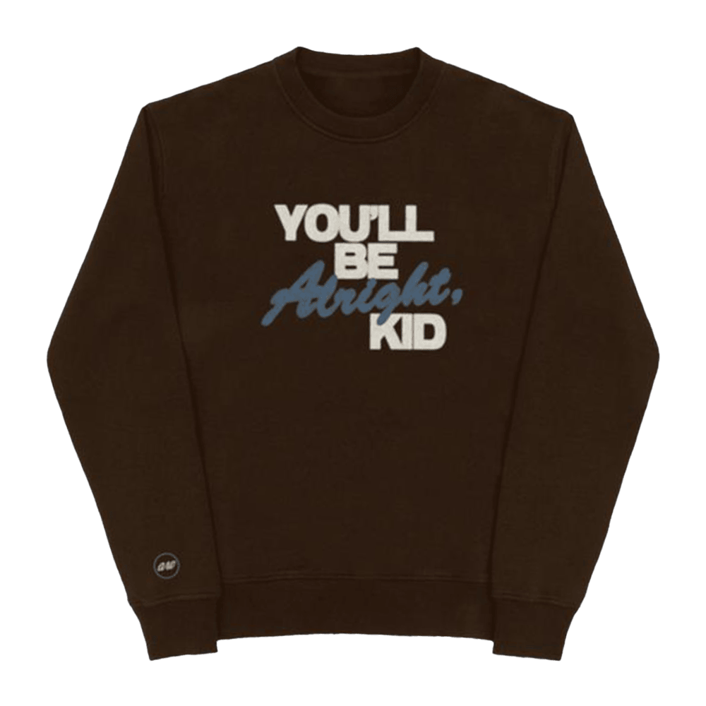 Alex Warren Merch You'll Be Alright Kid Initials Crewneck Sweatshirt Gifts For Music Fans-1