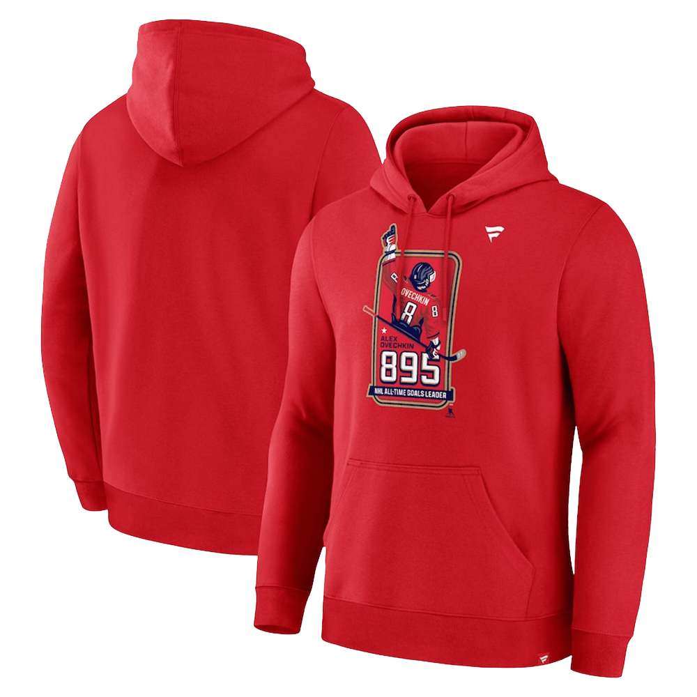 Alexander Ovechkin 895 Hoodie Washington Capitals Ovechkin Merch Best Father's Day Gifts For Dad-1