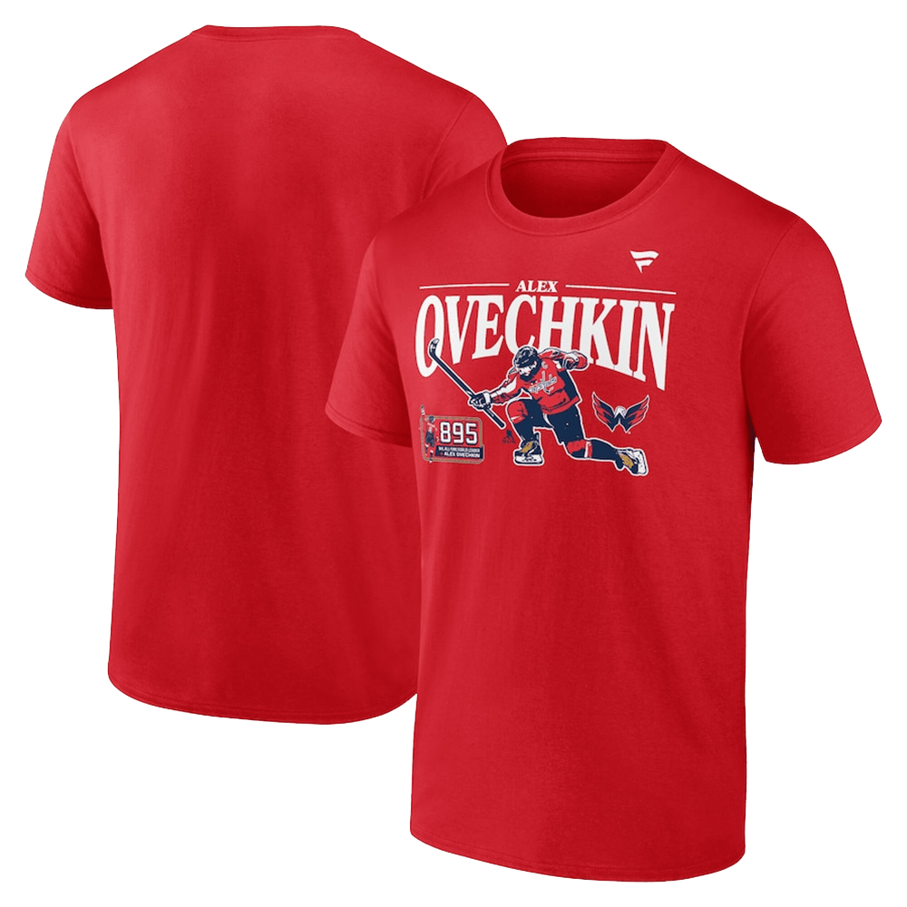 Alexander Ovechkin 895 Shirt Washington Capitals Ovechkin Merch Best Father's Day Special Gifts-1