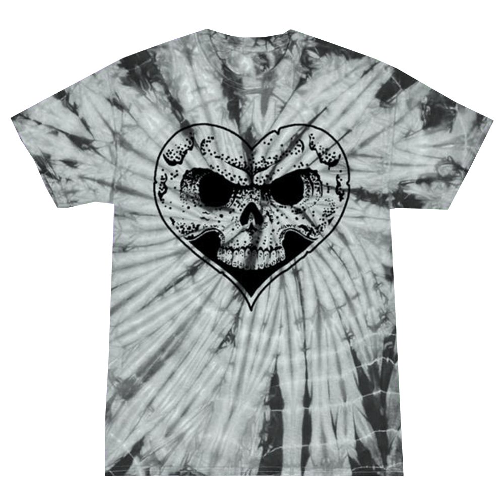 Alexisonfire Merch Heart Skull Tie Dye T-Shirt Gifts For Band Fans-1 Alexisonfire Merch Heart Skull Tie Dye T-Shirt Gifts For Band Fans-1