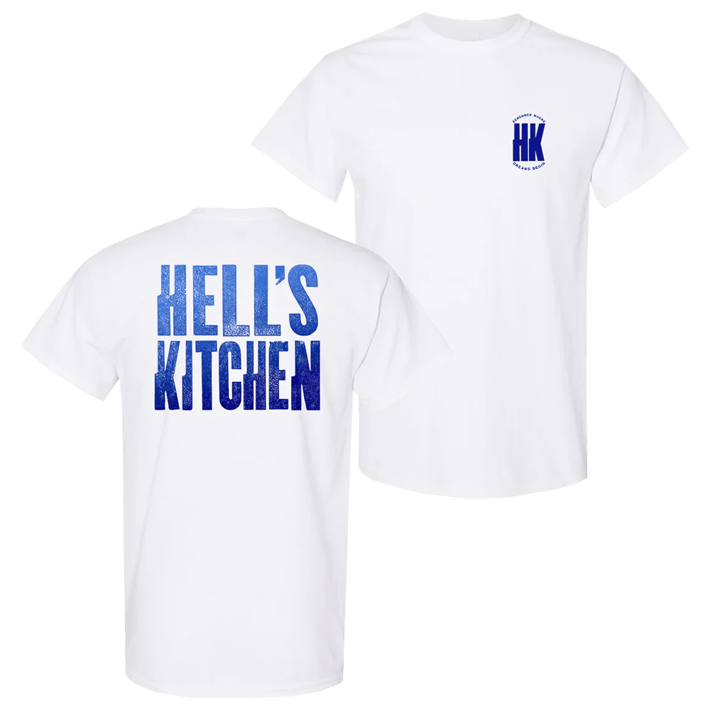 Alicia Keys Merch Store Hell's Kitchen Ombre Logo T-Shirt Gift Ideas For Music Lovers-1